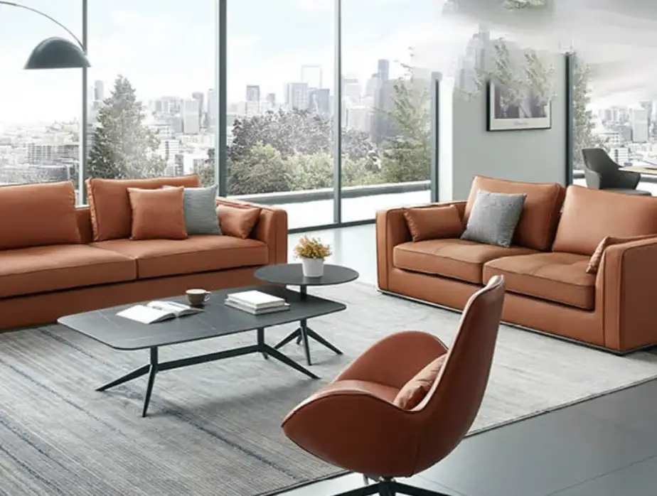 office waiting room sofa