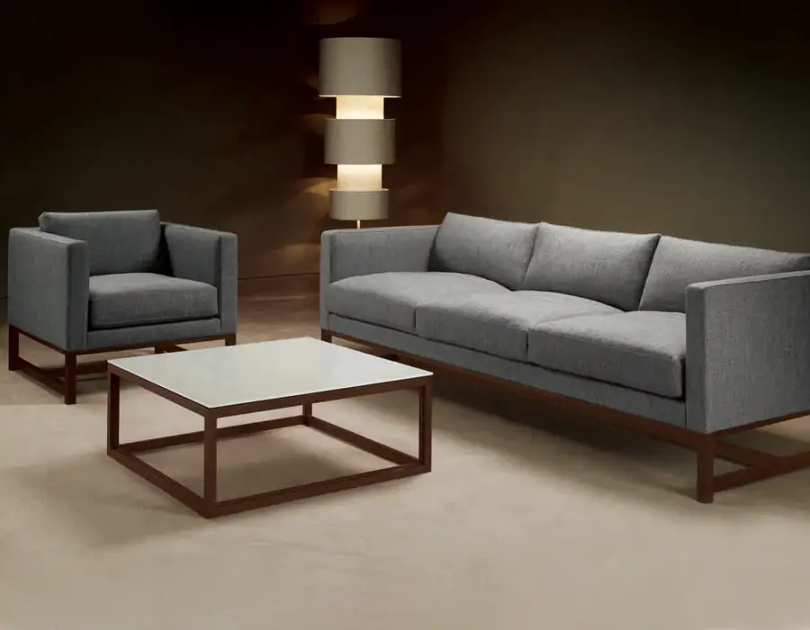 office waiting room sofa