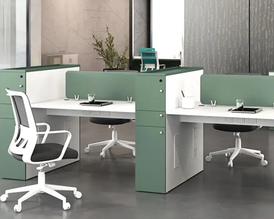 open plan office cubicles