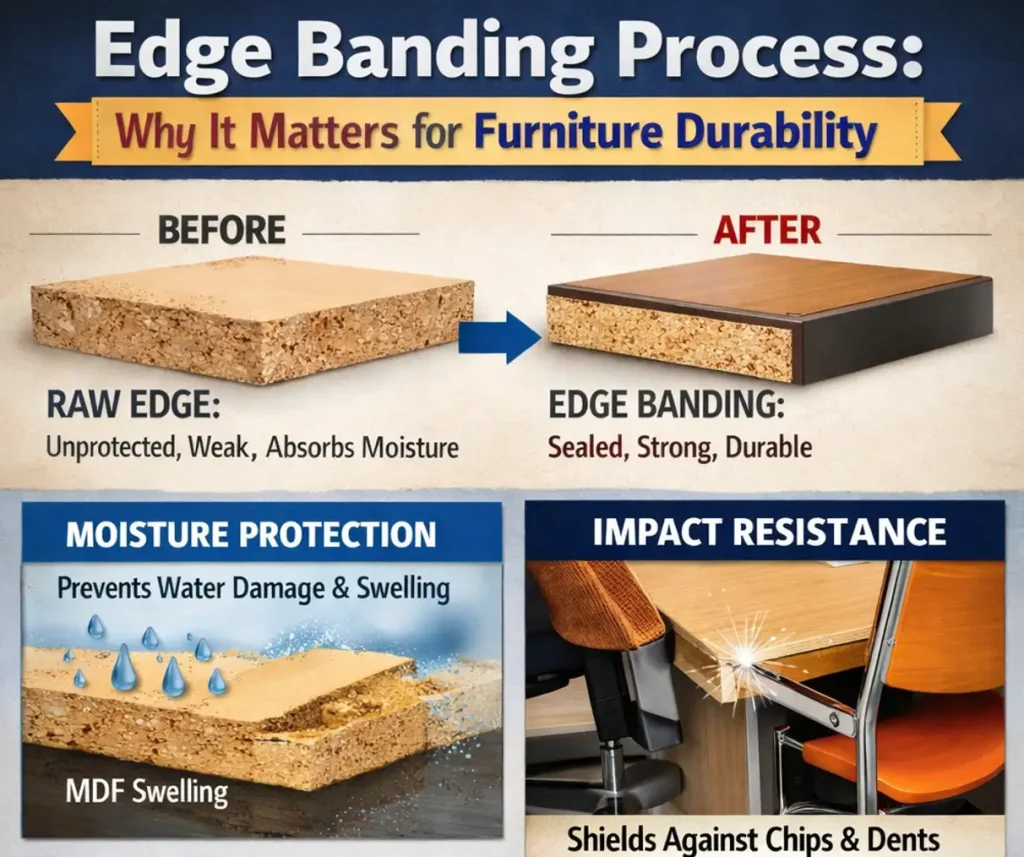 Edge Banding Process Why It Matters for Furniture Durability