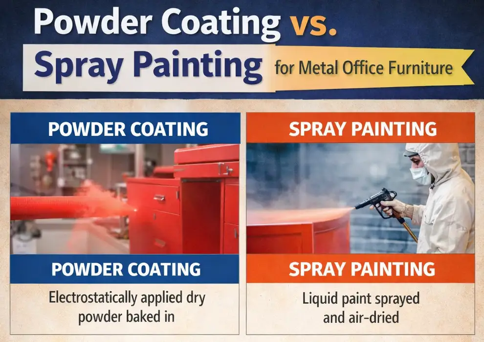 powder coating vs spray painting